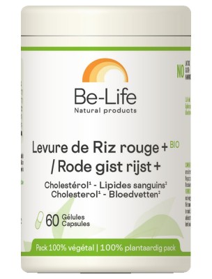 Levure de Riz rouge + Bio - Cholestérol 60 gélules - Be-Life