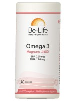Image de Oméga 3 Magnum 1400 - Cœur et Cerveau 140 capsules - Be-Life depuis Acides gras pour une santé optimale (2)
