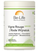 Image de Vigne rouge 1800 Bio - Circulation et Jambes légères 60 gélules - Be-Life depuis Plantes en gélules pour votre santé (12)