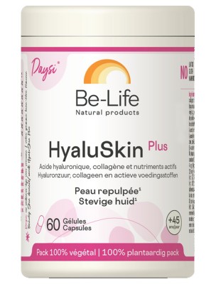 Image de HyaluSkin Plus - Beauté de la peau Zinc et Vitamines 60 gélules - Be-Life depuis louis-herboristerie