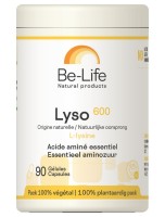 Image de L-Lysine Lyso 600 mg - Herpès et fatigue 90 gélules - Be-Life depuis Acides aminés pour la vitalité (2)