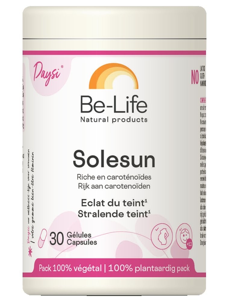 Image principale de la modale pour SoleSun 365 - Bronzage et Vision 30 gélules - Be-Life