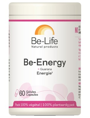 Image de Be-Energy + Guarana - Métabolisme énergétique et Fatigue 60 gélules - Be-Life depuis Be-Life : compléments alimentaires du laboratoire belge