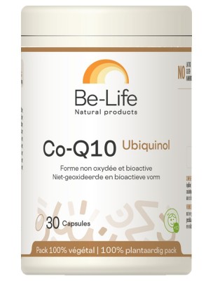Image de Co-Q10 - Ubiquinol 50 mg 30 capsules - Be-Life depuis Be-Life : compléments alimentaires du laboratoire belge