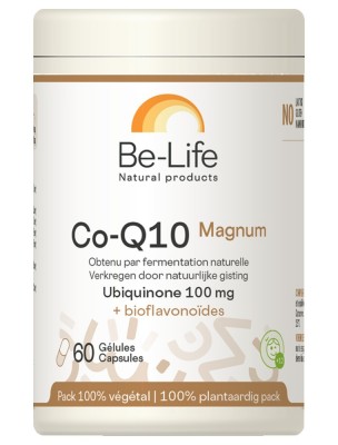 Image de Co-Q10 Magnum - Antioxydant Ubiquinone 100 mg 60 gélules - Be-Life depuis Be-Life : compléments alimentaires du laboratoire belge