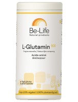 Image de L-Glutamin 800 - Intestins Acide aminé essentiel d'origine naturelle 120 gélules - Be-Life depuis Acides aminés pour la vitalité