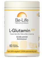 Image de L-Glutamin 800 - Intestins Acide aminé d'origine naturelle 60 gélules - Be-Life depuis Acides aminés pour la vitalité