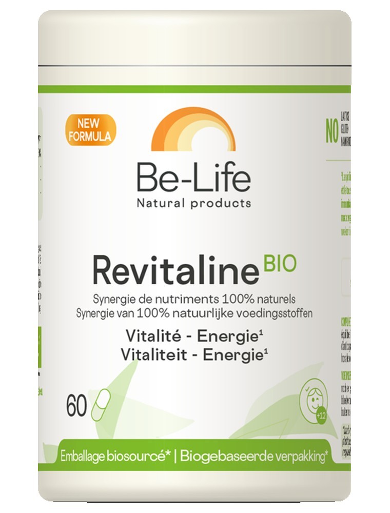 Image principale de la modale pour Revitaline Bio - Vitalité et Tonus 60 gélules - Be-Life