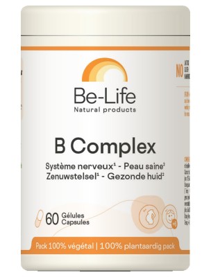 Image de B Complex (Vitamines du groupe B) - Peau saine et Système nerveux 60 gélules - Be-Life depuis louis-herboristerie