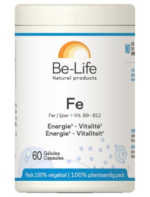 Image de Fe - Anti-fatigue, Energie et Vitalité 60 gélules - Be-Life depuis Be-Life : compléments alimentaires du laboratoire belge