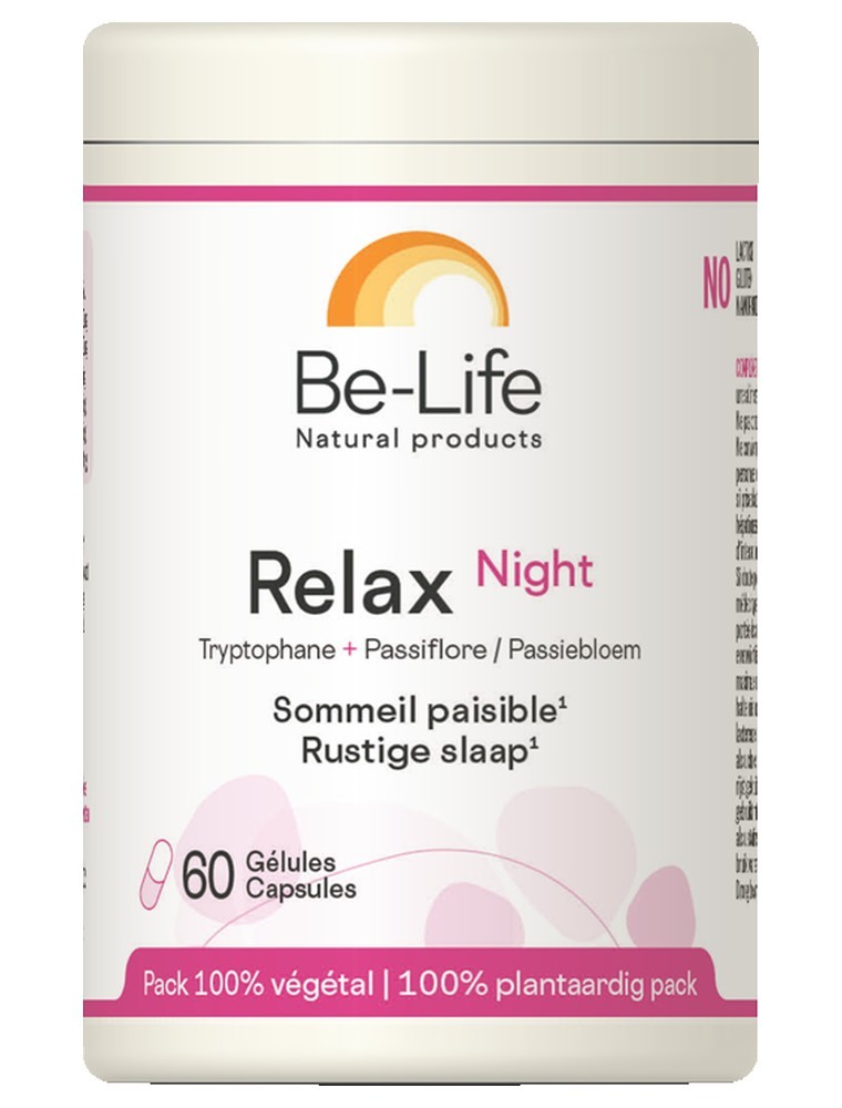Image principale de la modale pour Relax Night - Sommeil 60 gélules - Be-Life