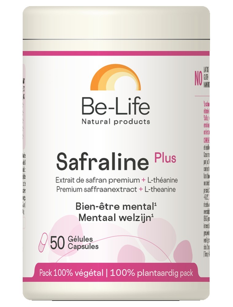 Image principale de la modale pour Safraline Plus - Bien-Être Mental 50 gélules - Be-Life