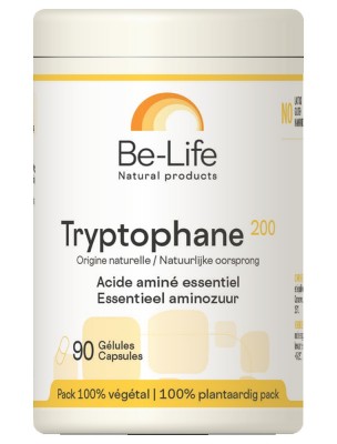 Image de Tryptophane 200 mg - Acide aminé essentiel d'origine naturelle 90 gélules - Be-Life depuis louis-herboristerie