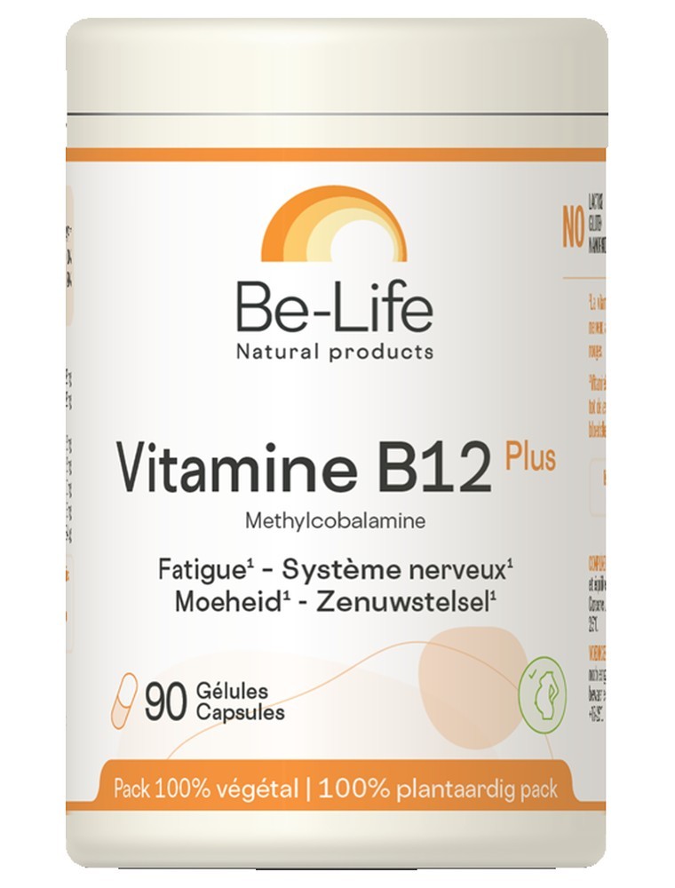 Image principale de la modale pour Vitamine B12 Plus - Tonus et Système nerveux 90 gélules - Be-Life