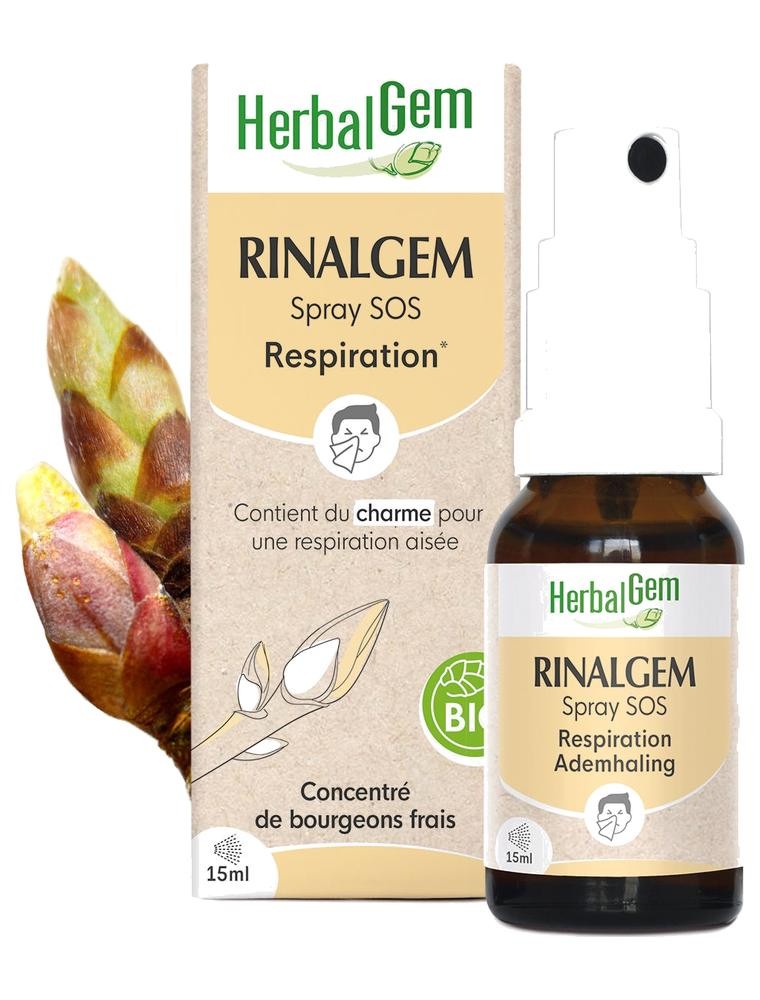 Image principale de la modale pour RinalGEM Bio GC29 - Respiration Spray buccal 15 ml - Herbalgem