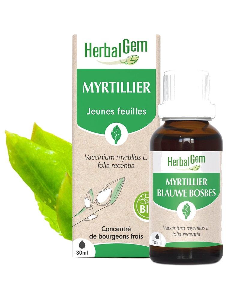 Image principale de la modale pour Myrtillier bourgeon Bio - Glycémie et vue 30 ml - Herbalgem