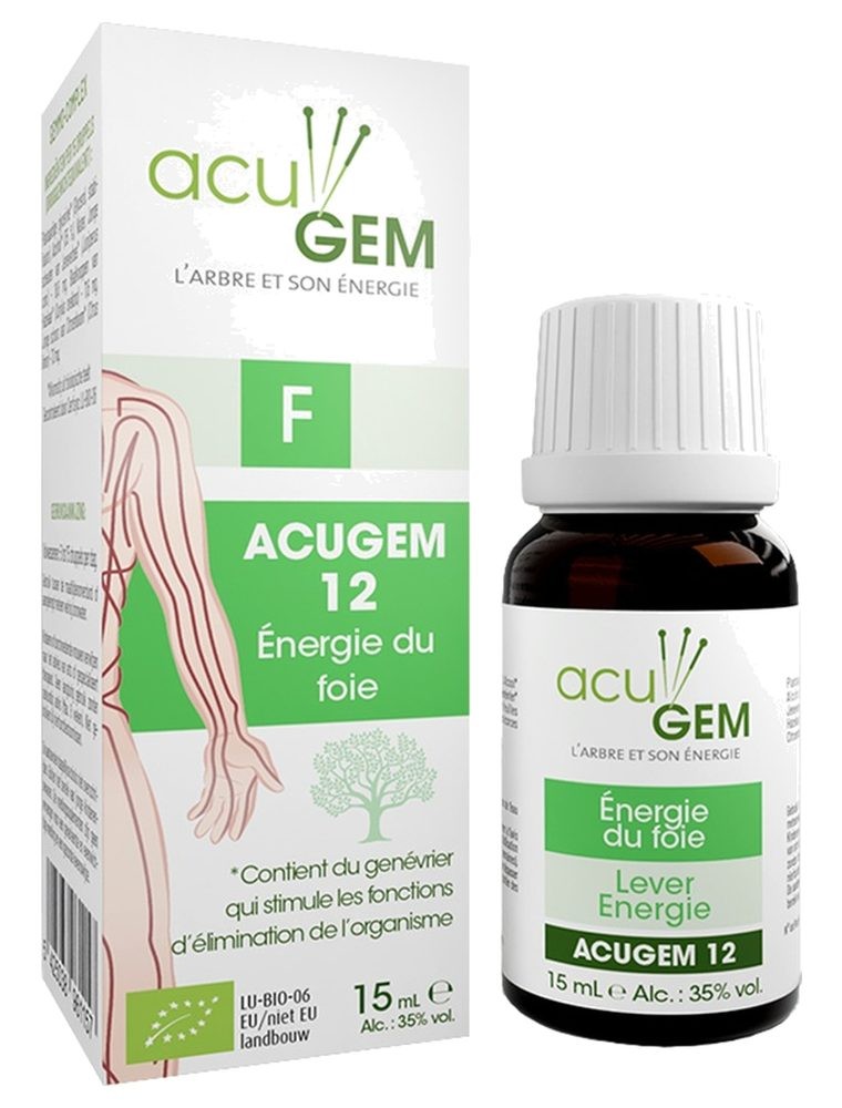 Image principale de la modale pour Acugem n°12 Bio - Energie du Foie 15 ml - Alphagem