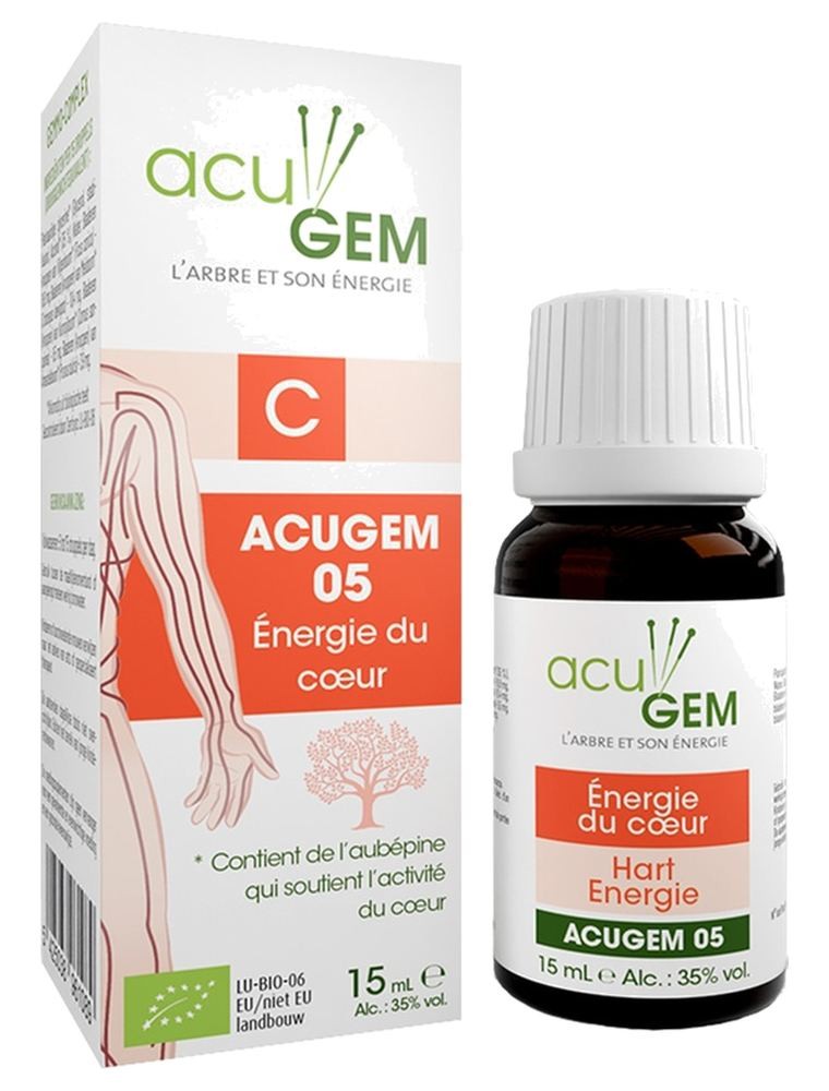 Image principale de la modale pour Acugem n°05 Bio - Energie du Coeur 15 ml - Alphagem