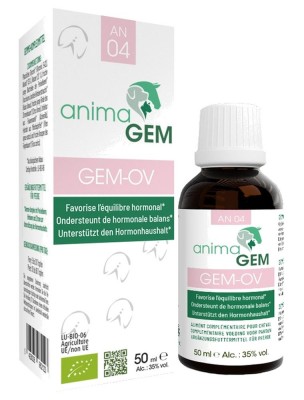 Image de Gem-OV Animagem n°04 Bio - Equilibre Hormonal des Animaux 50 ml - Alphagem depuis Commandez les produits AlphaGEM à l'herboristerie Louis