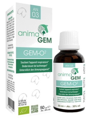 Image de Gem-O² Animagem n°03 Bio - Respiration des Animaux 50 ml - Alphagem depuis Commandez les produits AlphaGEM à l'herboristerie Louis