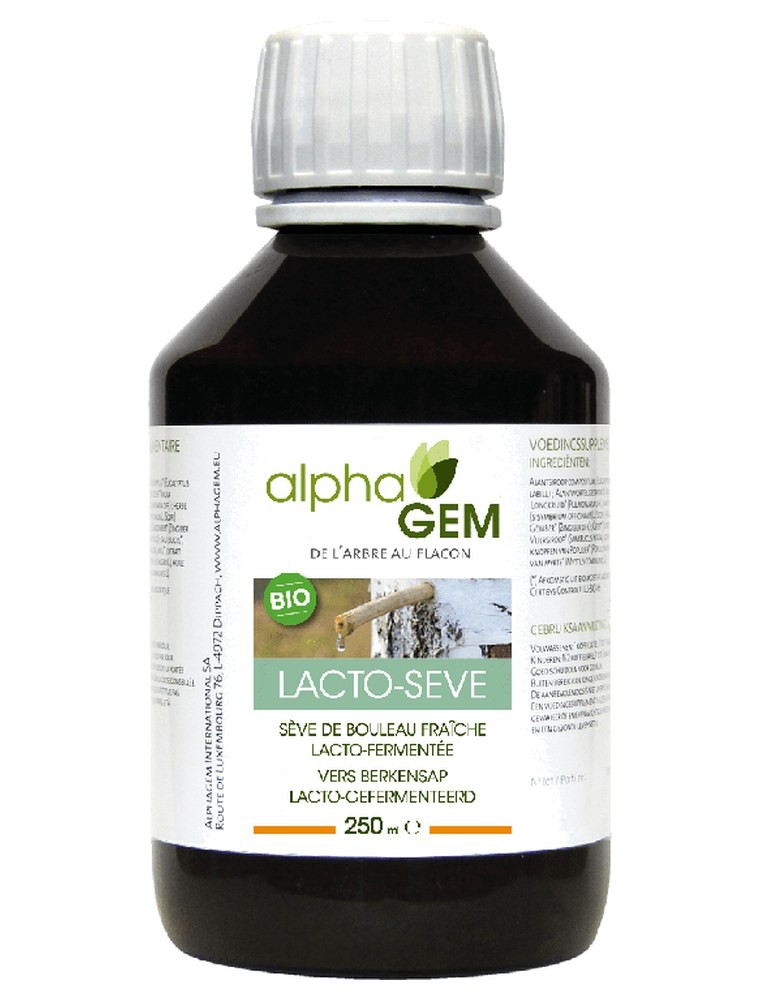 Image principale de la modale pour Lacto-Sève Bio - Sève de Bouleau Fraîche Lacto-fermentée 250 ml - Alphagem