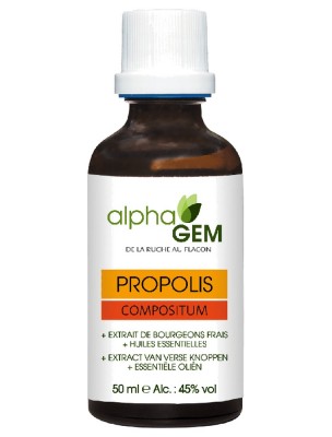 Image de Propolis Compositum Bio - Immunité 50 ml - Alphagem depuis Commandez les produits AlphaGEM à l'herboristerie Louis