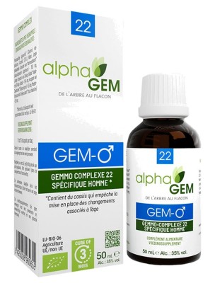 Image 83921 supplémentaire pour Gem-Homme ♂ Complexe n°22 Bio - Stimulant masculin 50 ml - Alphagem
