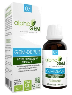 Image 83941 supplémentaire pour Gem-Depur Complexe n°07 Bio - Dépuratif 50 ml - Alphagem