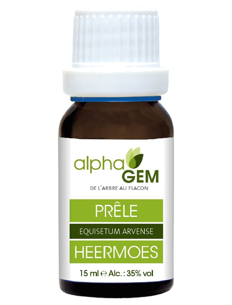 Image principale de la modale pour Prêle Macérat de jeunes pousses Bio - Equisetum arvense 15 ml - Alphagem