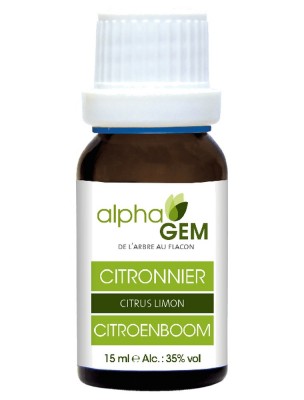 Image 84017 supplémentaire pour Citronnier Macérat de jeunes écorces Bio - Citrus limon 15 ml - Alphagem