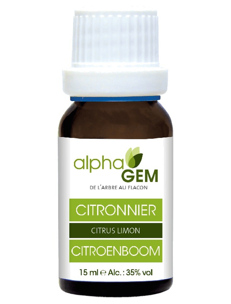 Image principale de la modale pour Citronnier Macérat de jeunes écorces Bio - Citrus limon 15 ml - Alphagem