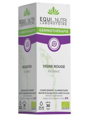Image de Vigne Rouge Macérat de Bourgeon Bio - Circulation et Femme 30 ml - Equi-Nutri depuis Commandez les produits Equi-Nutri à l'herboristerie Louis