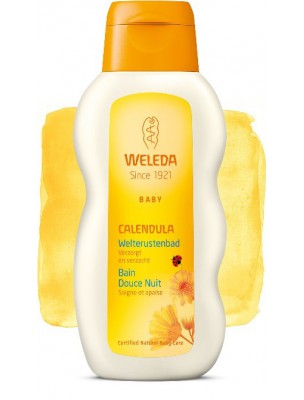Image de Bain Douce Nuit pour Bébé au Calendula - Soigne et apaise en douceur 200 ml - Weleda depuis Relaxation et détente au naturel