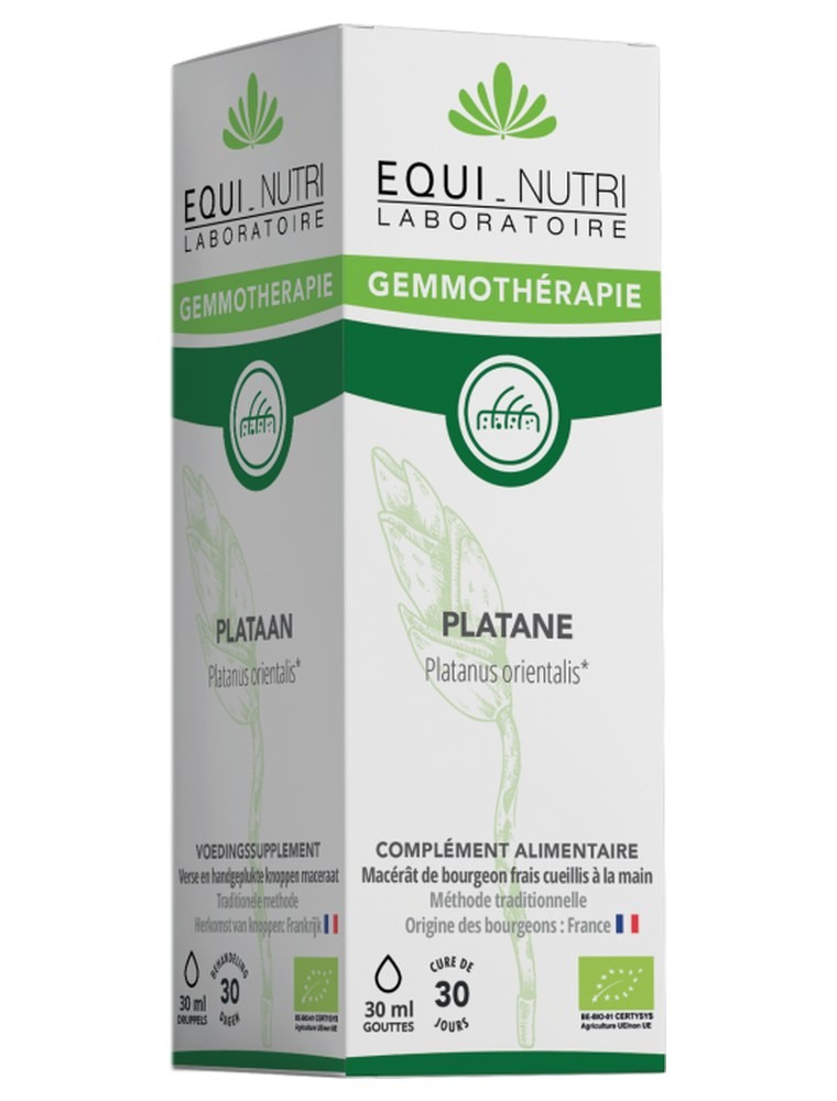 Image principale de la modale pour Platane Macérat de Bourgeon Bio - Peau 30 ml - Equi-Nutri