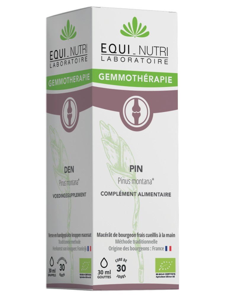 Image principale de la modale pour Pin Macérat de Bourgeon Bio - Articulations 30 ml - Equi-Nutri