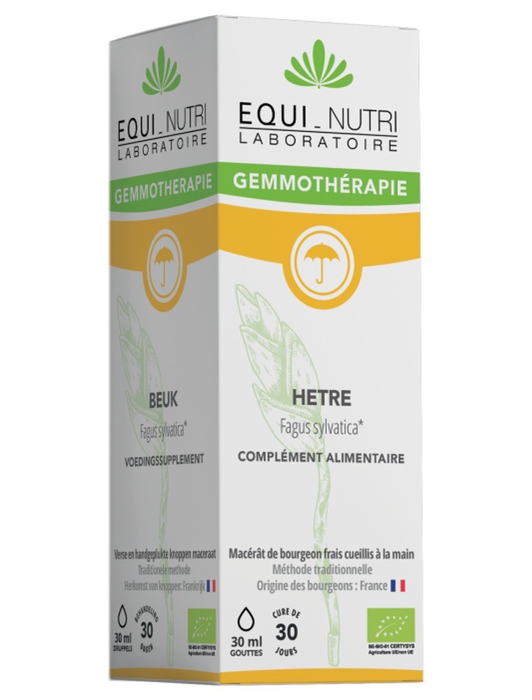 Image principale de la modale pour Hêtre Macérat de Bourgeon Bio - Allergies et Immunité 30 ml - Equi-Nutri
