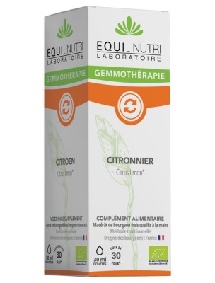 Image de Citronnier Macérat de Jeune Pousse Bio - Circulation et Digestion 30 ml - Equi-Nutri depuis Commandez les produits Equi-Nutri à l'herboristerie Louis