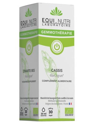 Image de Cassis Macérat de Bourgeon Bio - Articulations et Immunité 30 ml - Equi-Nutri depuis Commandez les produits Equi-Nutri à l'herboristerie Louis