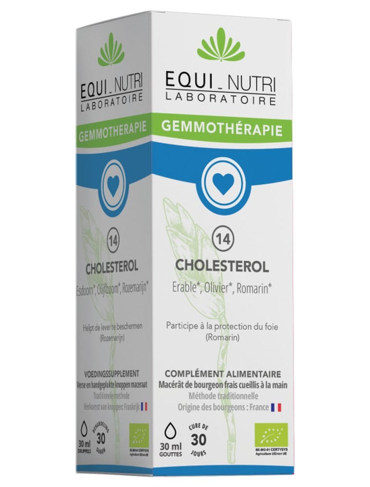Image principale de la modale pour Cholestérol Complexe n°14 Bio - Circulation 30 ml - Equi-Nutri