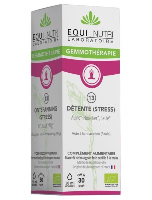 Image de Détente (Stress) Complexe n°13 Bio - Sérénité et Relaxation 30 ml - Equi-Nutri depuis Commandez les produits Equi-Nutri à l'herboristerie Louis