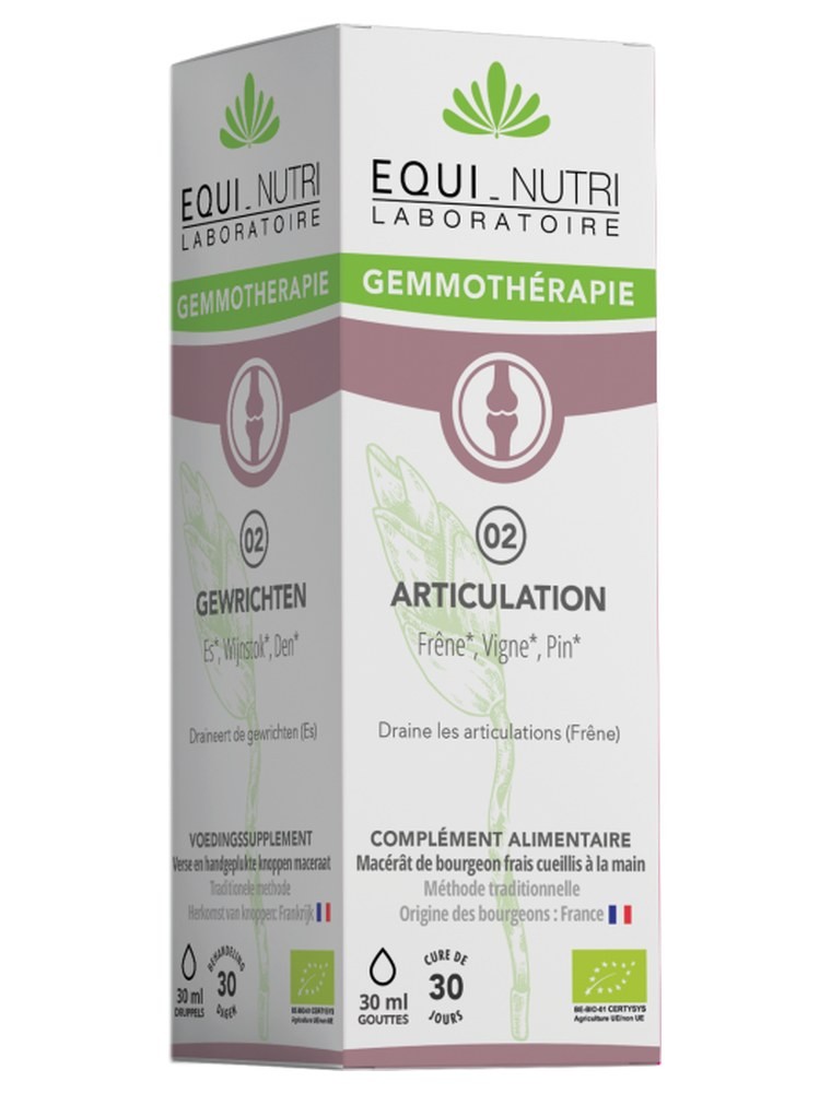 Image principale de la modale pour Articulation Complexe n°2 Bio - Reminéralisation et Souplesse 30 ml - Equi-Nutri