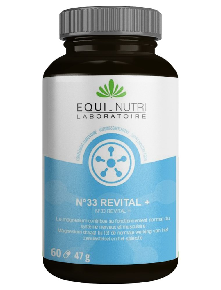 Image principale de la modale pour N°33 Revital + - Détente et Relaxation 60 gélules - Equi-Nutri