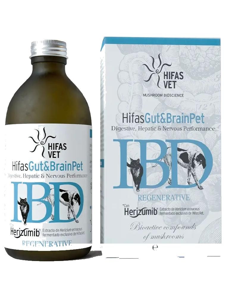 Image principale de la modale pour Hifas Gut and Brain Pet - Microbiote et Système Nerveux des Chiens et les Chats 250 ml - Hifas Da Terra