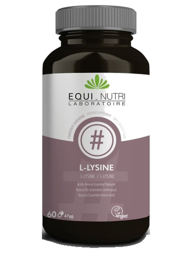 Image principale de la modale pour L-Lysine 500 mg - 60 gélules - Equi-Nutri