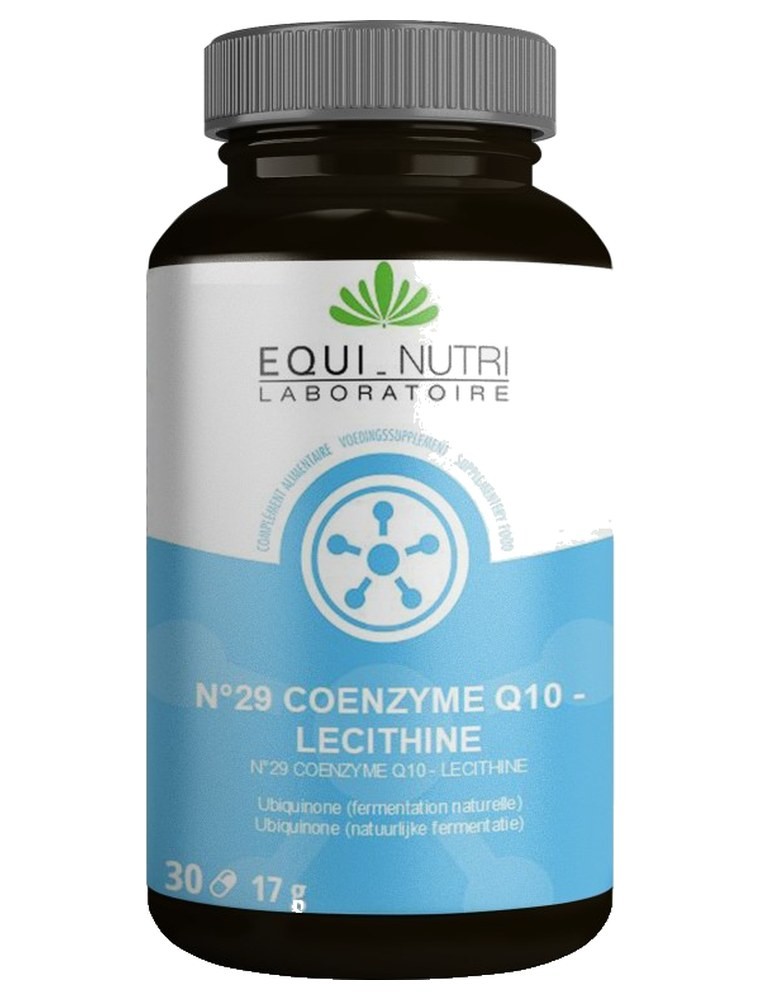 Image principale de la modale pour N°29 Coenzyme Q10 et lécithine - 30 gélules - Equi-Nutri