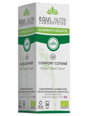 Image de Confort Cutané n°32 Bio - Peau 30 ml - Equi-Nutri depuis Commandez les produits Equi-Nutri à l'herboristerie Louis
