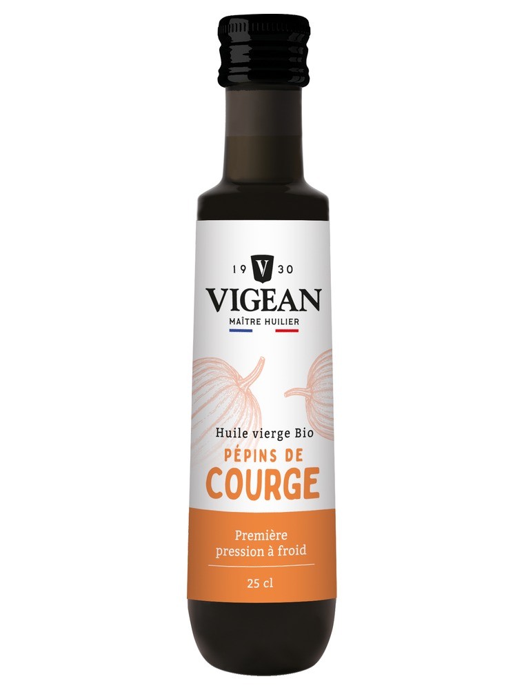 Image principale de la modale pour Pépins de Courge Bio - Huile Végétale 250 ml - Vigean
