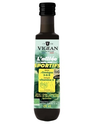 Image 84406 supplémentaire pour Alliée des Sportifs Bio - Huile Végétale 250 ml - Vigean