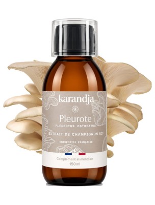 Image de Pleurote Bio - Extrait Aqueux de Champignons 150 ml - Karandja depuis Commandez les produits Karandja à l'herboristerie Louis