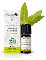 Image de Verveine Citronnée Bio - Huile essentielle de Lippia citriodora 5 ml - Karandja depuis Solutions naturelles pour l'endormissement (8)